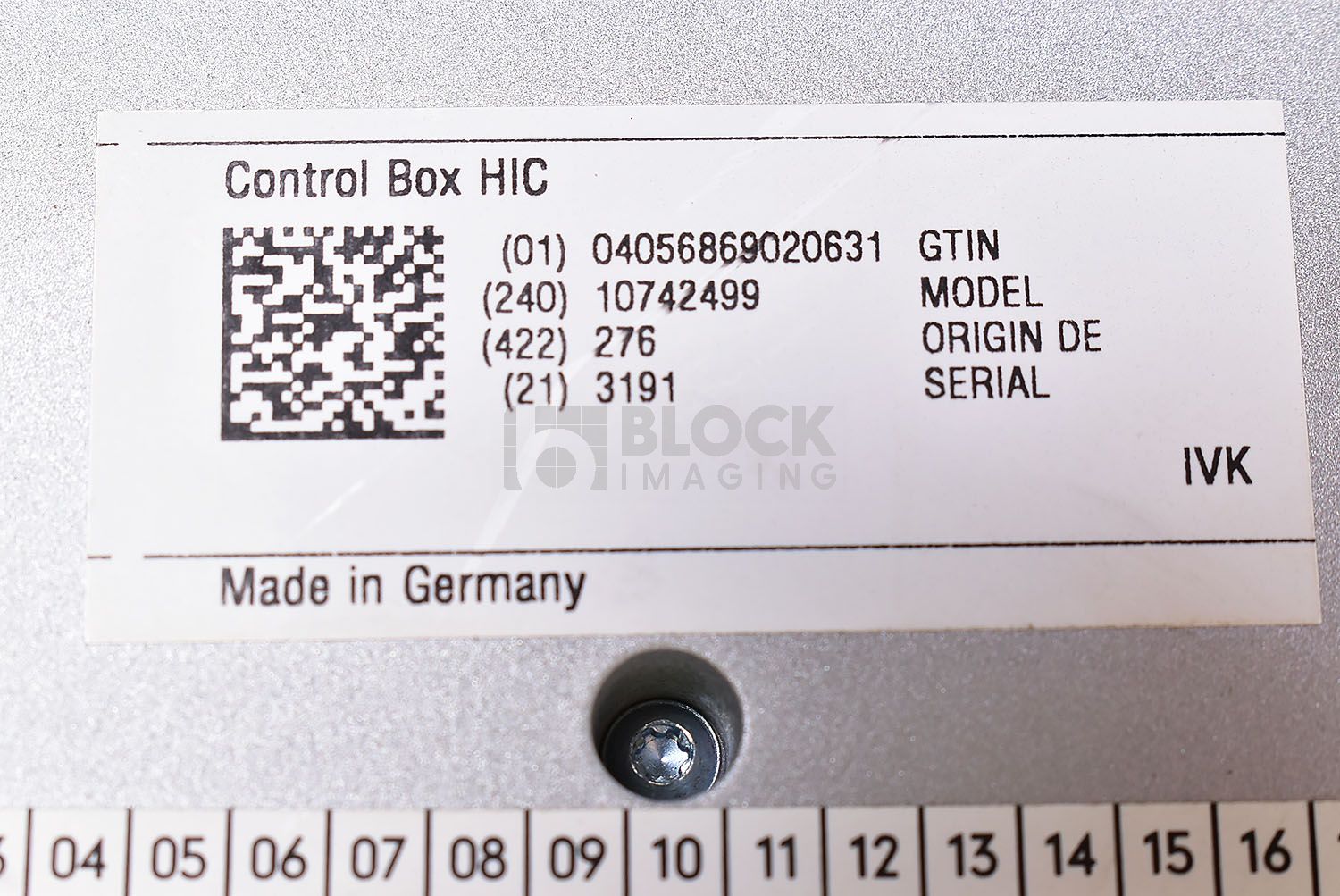 10742499 CONTROL-BOX HIC for Siemens CT | Block Imaging